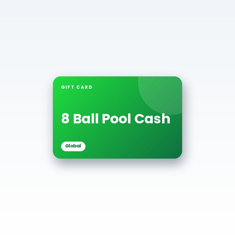 8 Ball Pool Cash Gift Card (Global) - digital gift card
