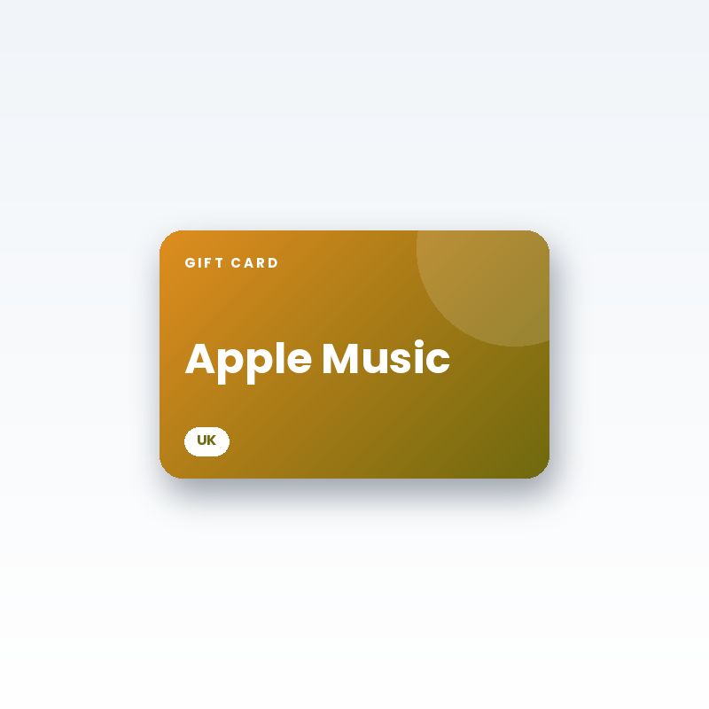 Apple Music Gift Card (UK) - digital gift card