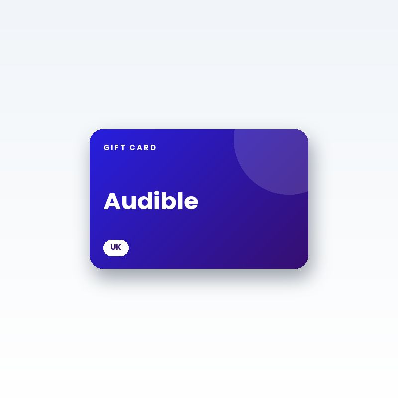 Audible Gift Card (UK) - digital gift card