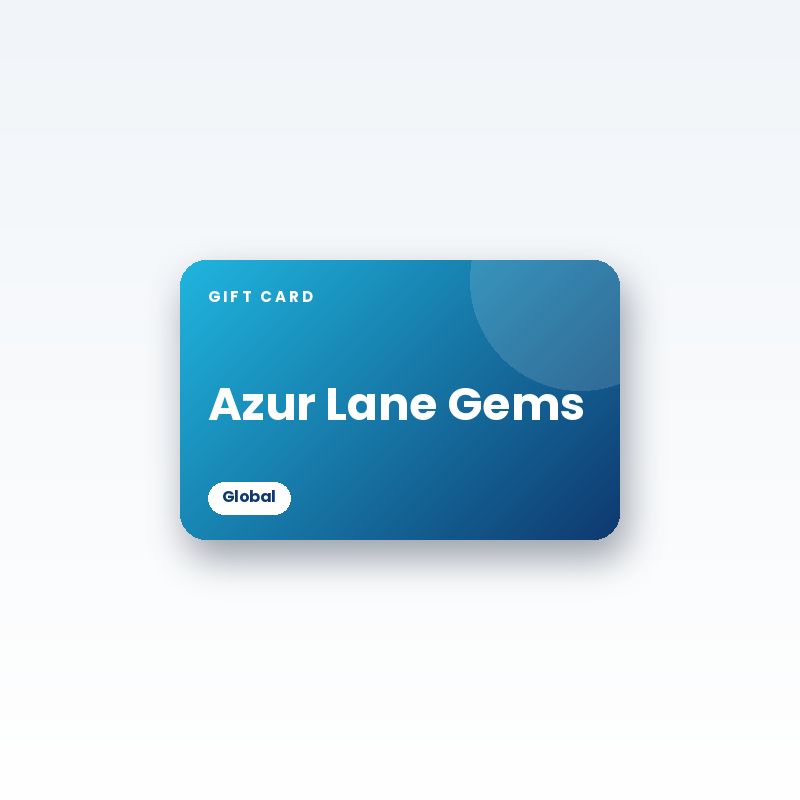 Azur Lane Gems Gift Card (Global) - digital gift card