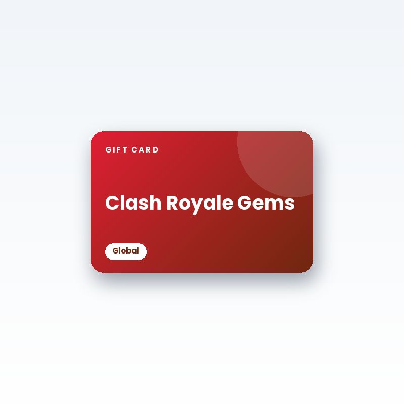 Clash Royale Gems Gift Card (Global) - digital gift card