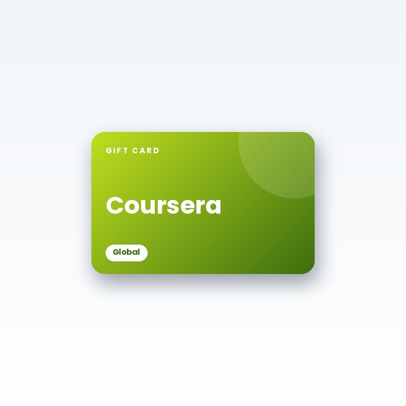 Coursera Gift Card (Global) - digital gift card