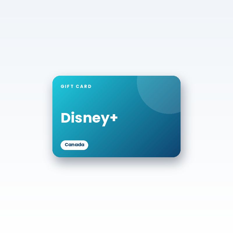 Disney+ Gift Card (Canada) - digital gift card