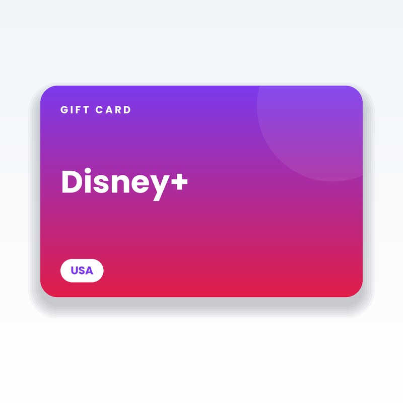 Disney+ Gift Card (USA) - digital gift card