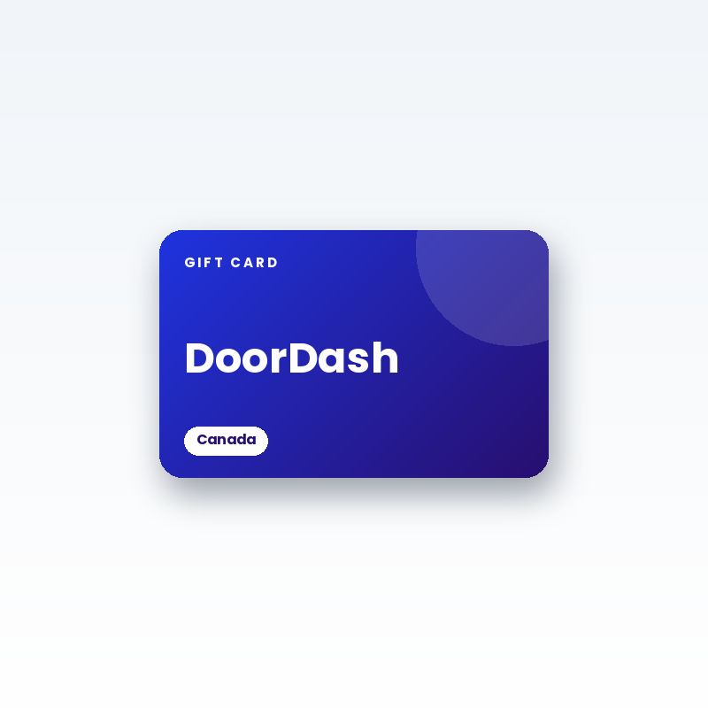 DoorDash Gift Card (Canada) - digital gift card