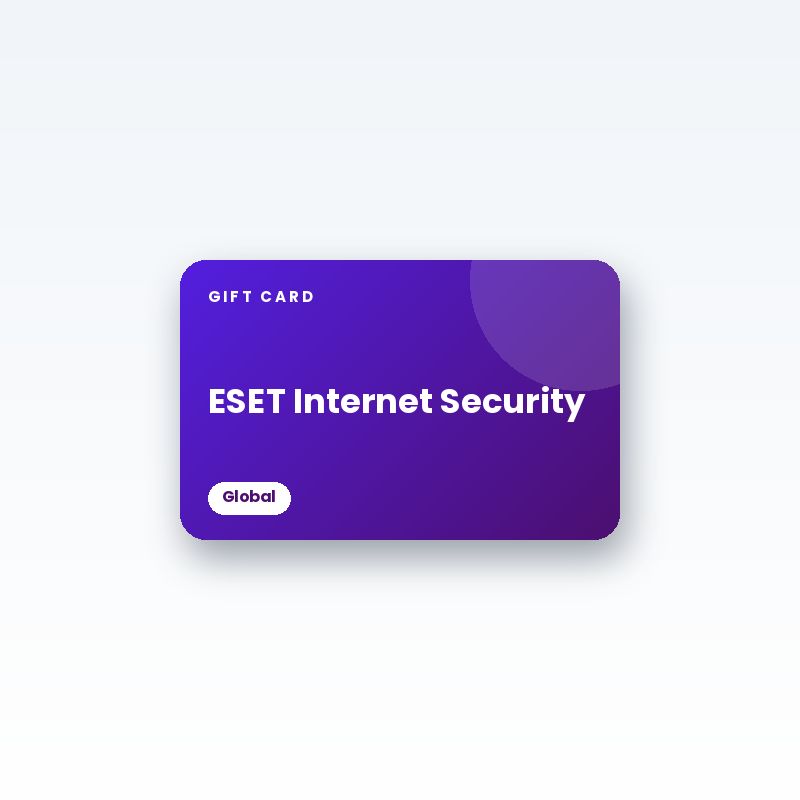 ESET Internet Security Gift Card (Global) - digital gift card