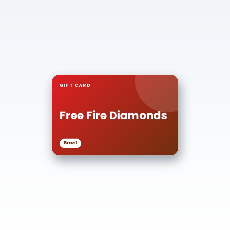 Free Fire Diamonds Gift Card (Brazil) - digital gift card