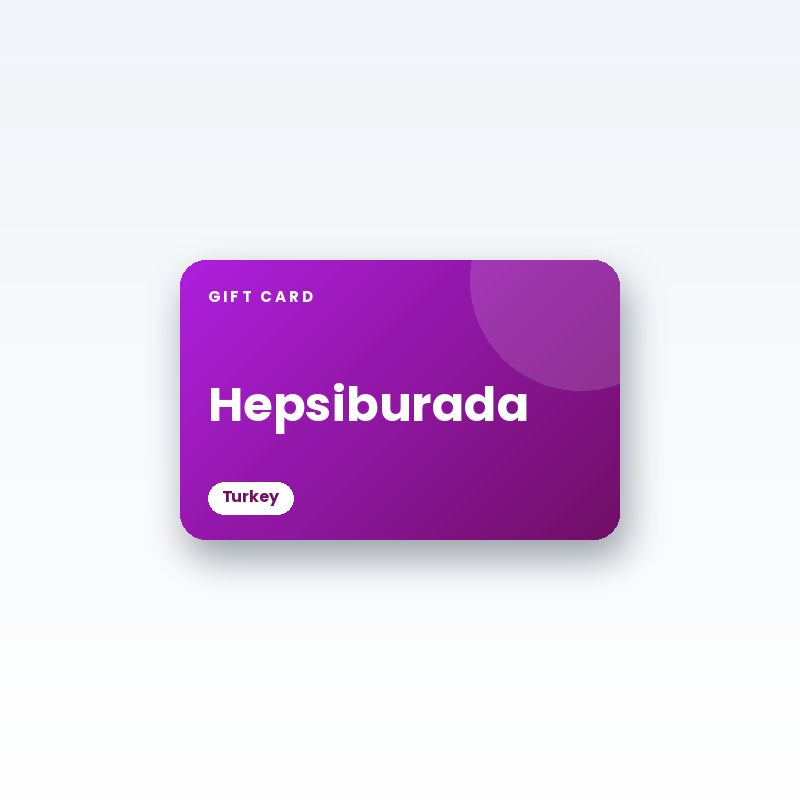 Hepsiburada Gift Card (Turkey) - digital gift card