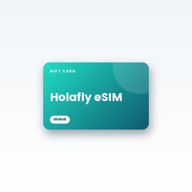Holafly eSIM Gift Card (Global) - digital gift card