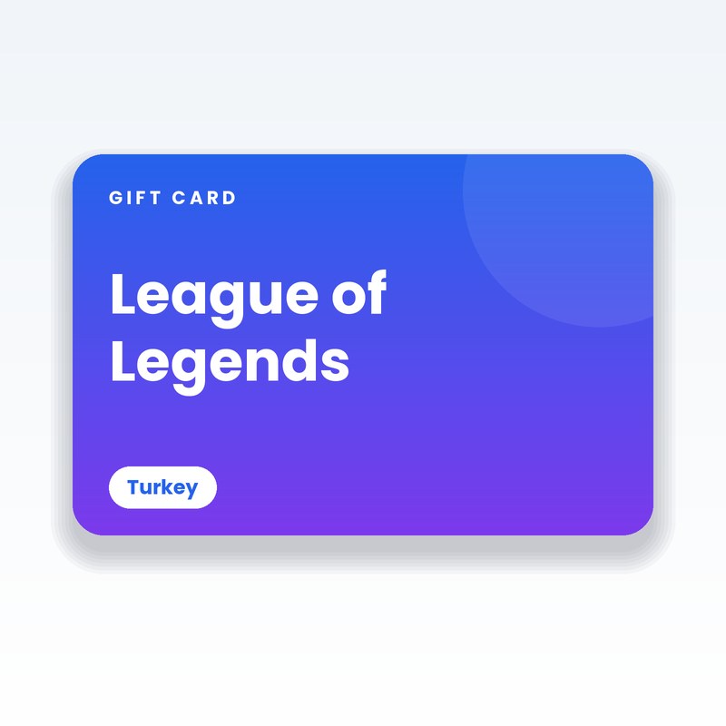 League of Legends Gift Card (Turkey) - digital gift card