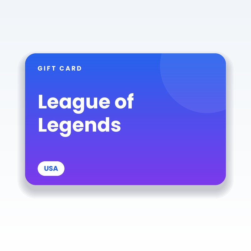 League of Legends Gift Card (USA) - digital gift card