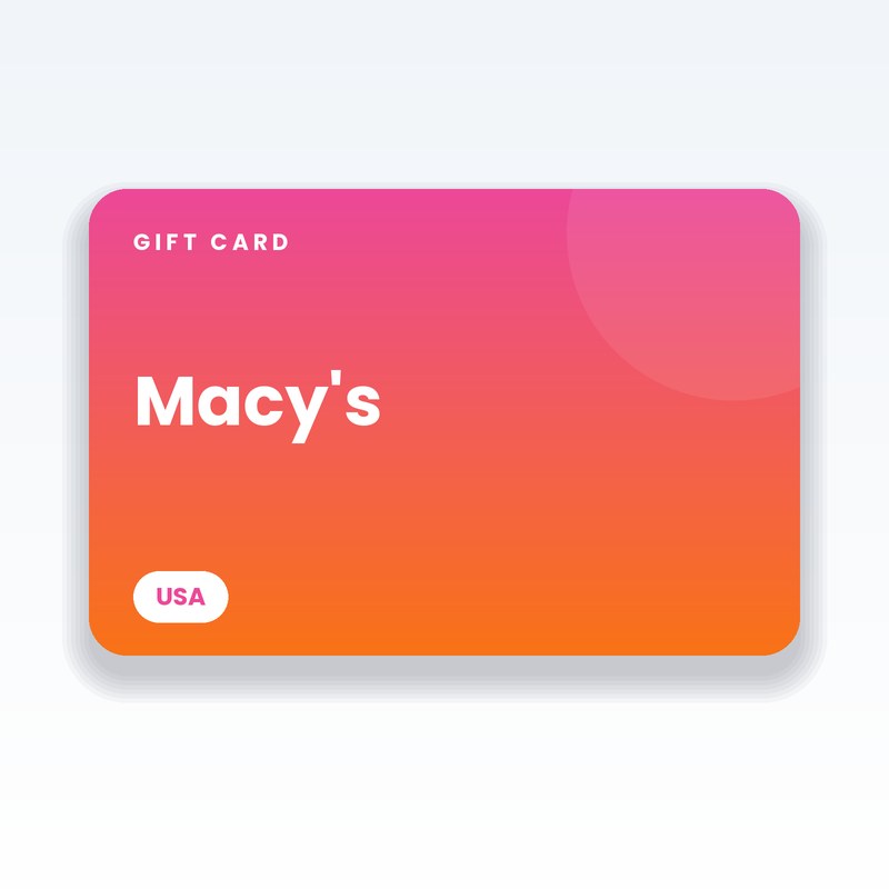 Macy’s Gift Card (USA) - digital gift card