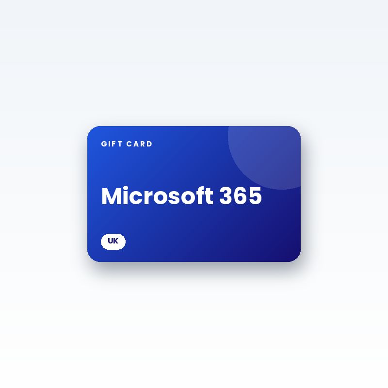Microsoft 365 Gift Card (UK) - digital gift card