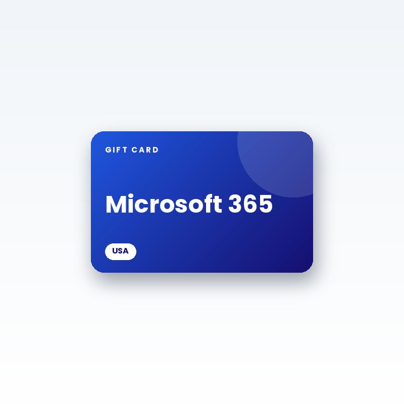 Microsoft 365 Gift Card (USA) - digital gift card