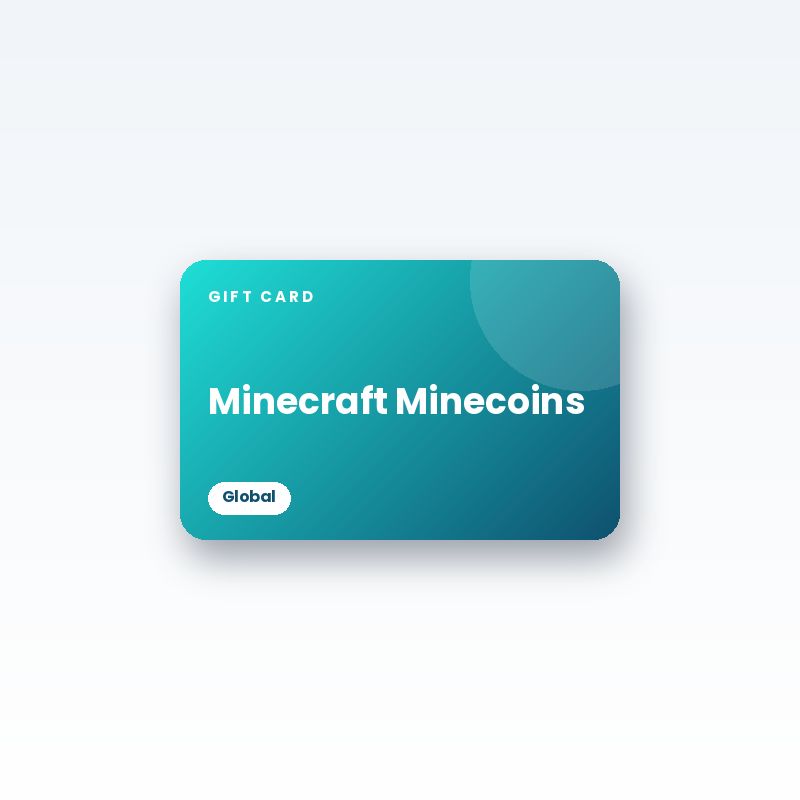 Minecraft Minecoins Gift Card (Global) - digital gift card