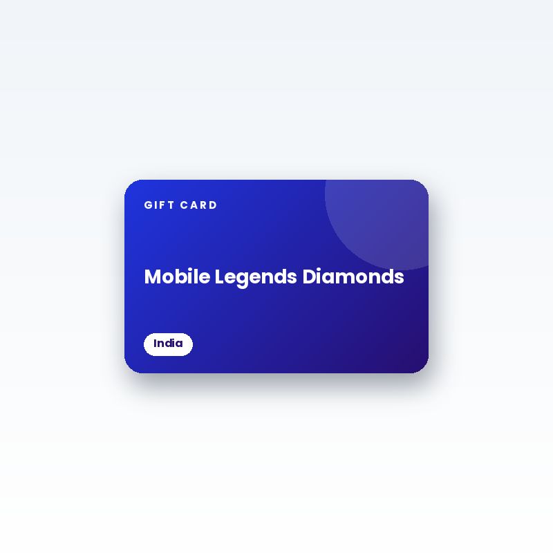 Mobile Legends Diamonds Gift Card (India) - digital gift card
