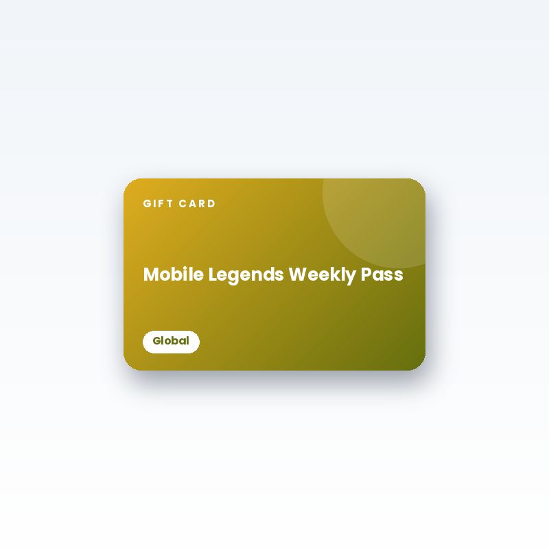 Mobile Legends Weekly Pass Gift Card (Global) - digital gift card