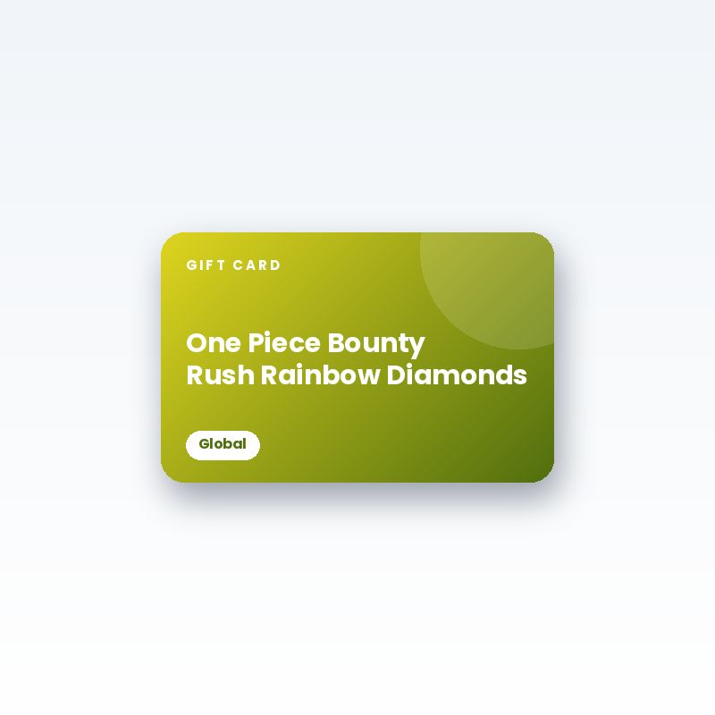 One Piece Bounty Rush Rainbow Diamonds Gift Card (Global) - digital gift card