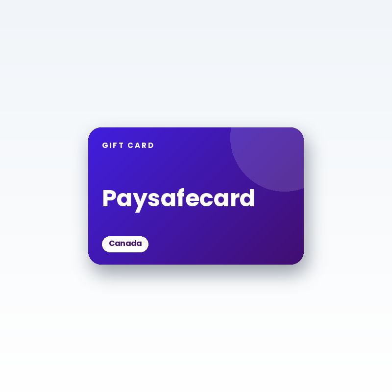 Paysafecard Gift Card (Canada) - digital gift card