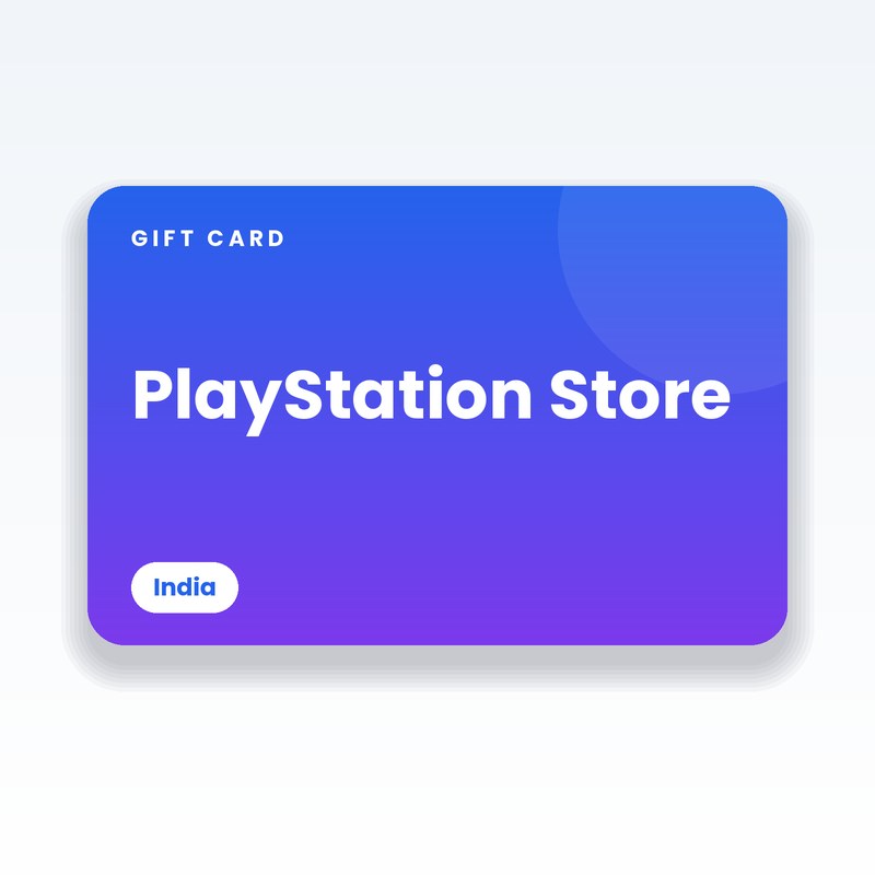 PlayStation Store Gift Card (India) - digital gift card