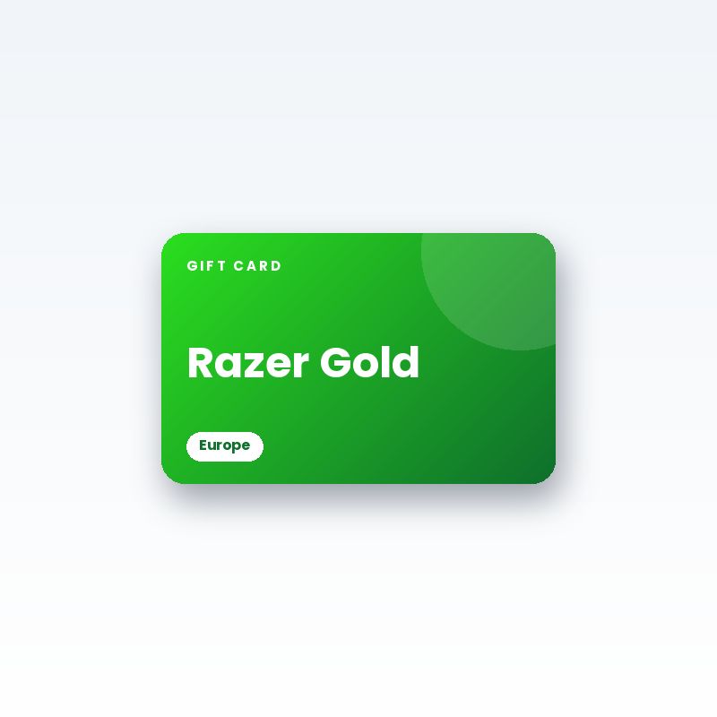 Razer Gold Gift Card (Europe) - digital gift card