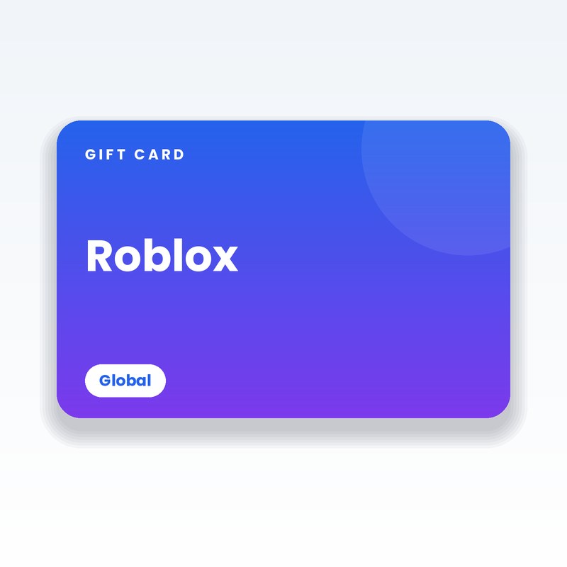 Roblox Gift Card (Global) - digital gift card