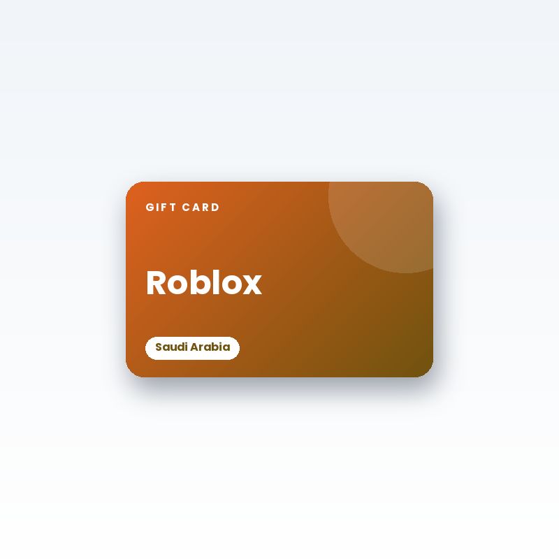 Roblox Gift Card (Saudi Arabia) - digital gift card
