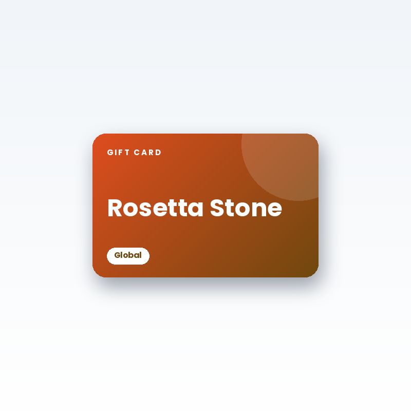 Rosetta Stone Gift Card (Global) - digital gift card