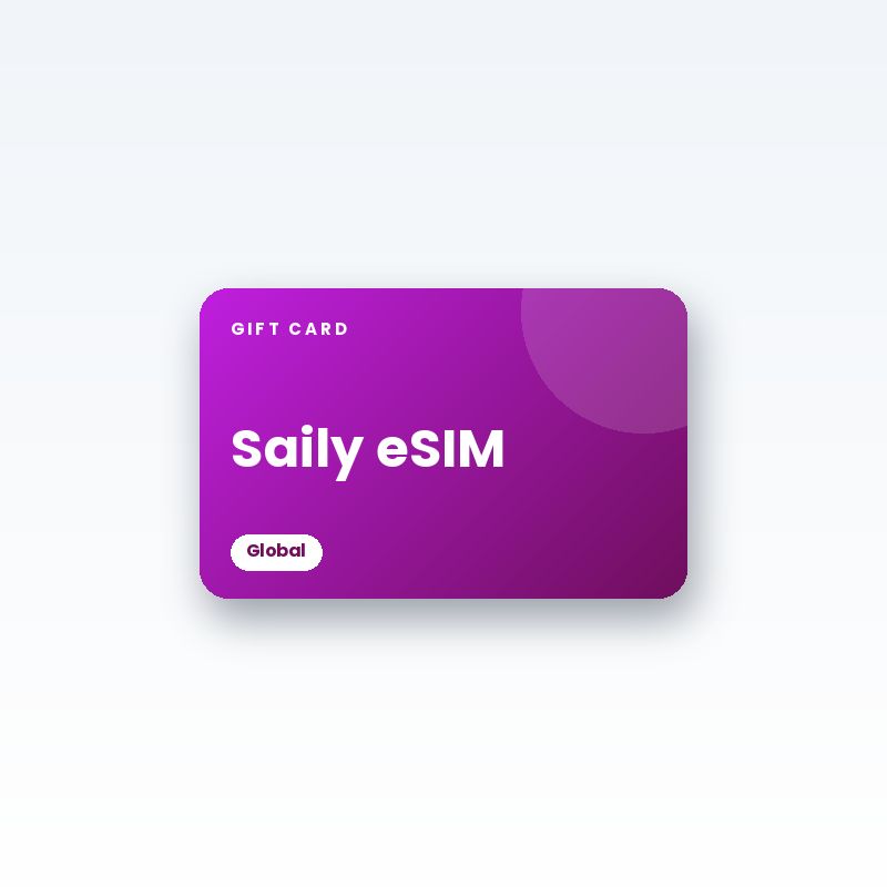 Saily eSIM Gift Card (Global) - digital gift card