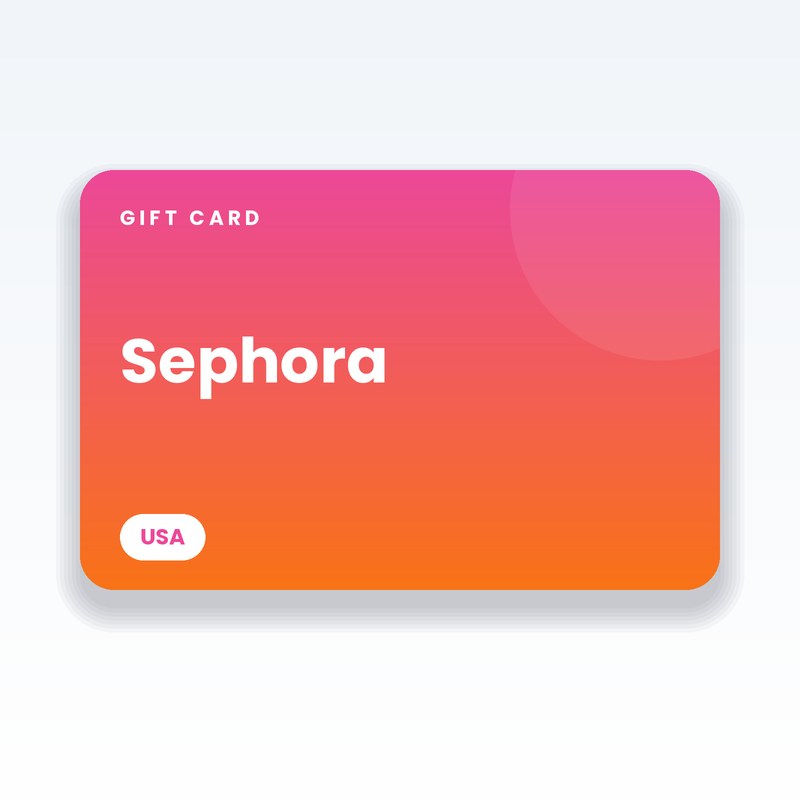 Sephora Gift Card (USA) - digital gift card