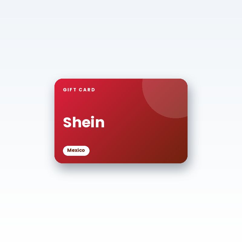 Shein Gift Card (Mexico) - digital gift card