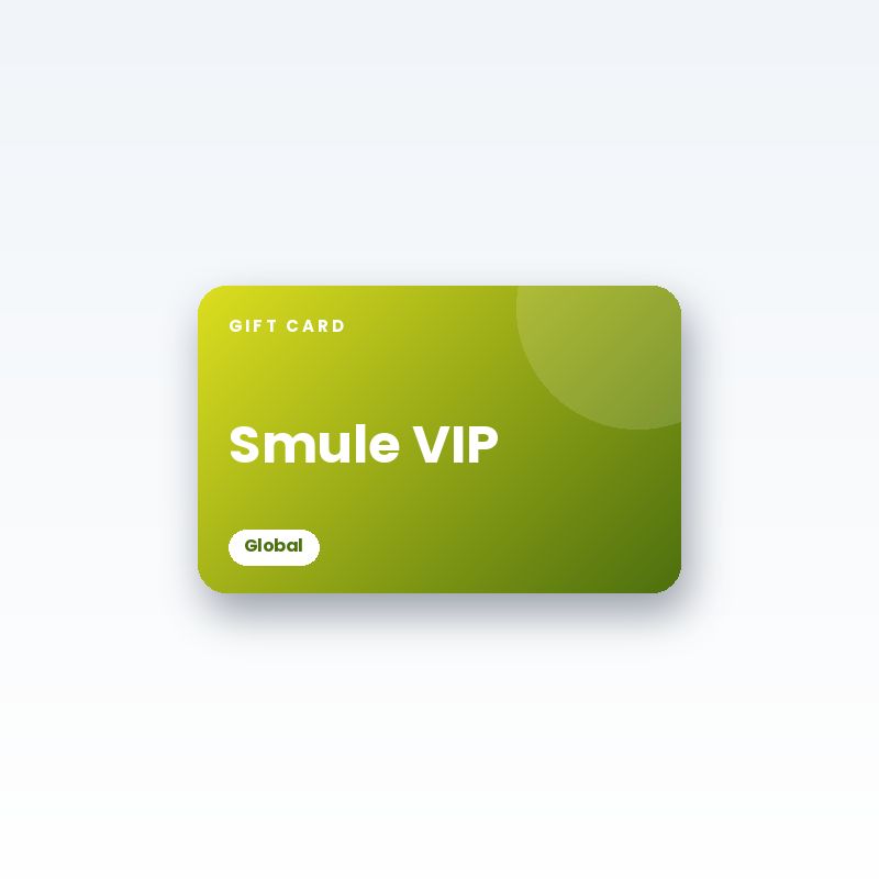 Smule VIP Gift Card (Global) - digital gift card