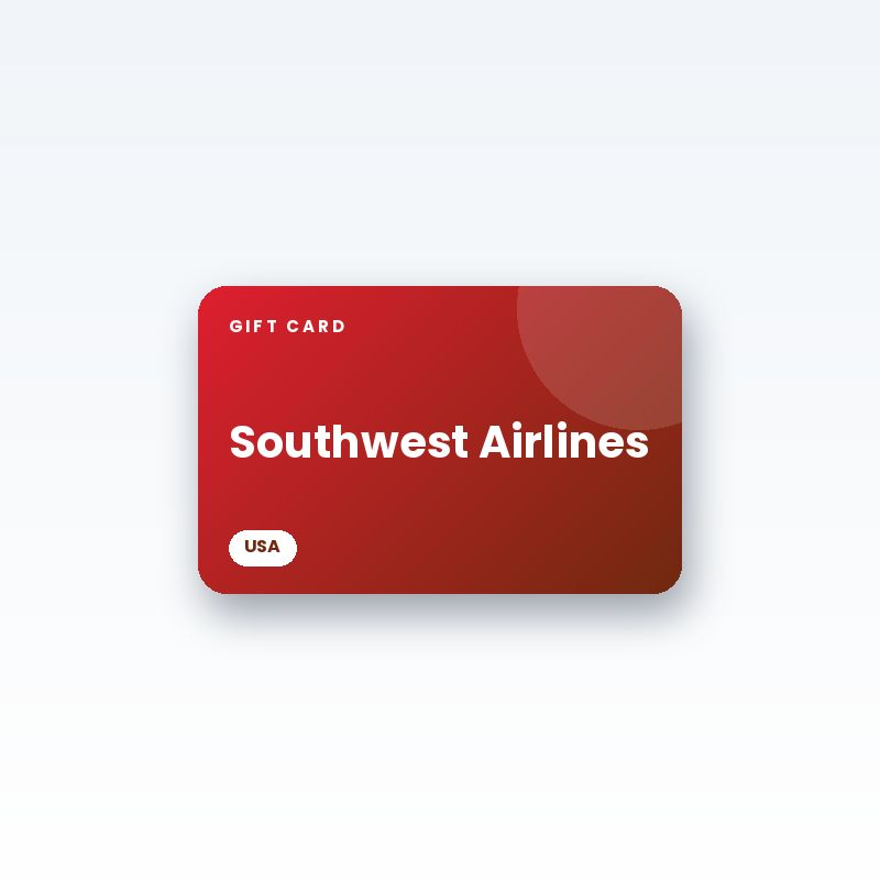 Southwest Airlines Gift Card (USA) - digital gift card