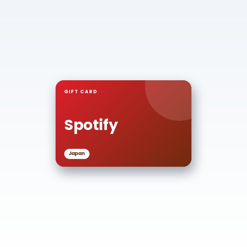 Spotify Gift Card (Japan) - digital gift card