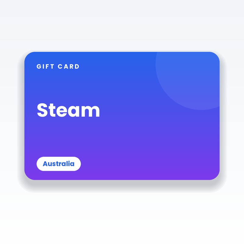 Steam Gift Card (Australia) - digital gift card