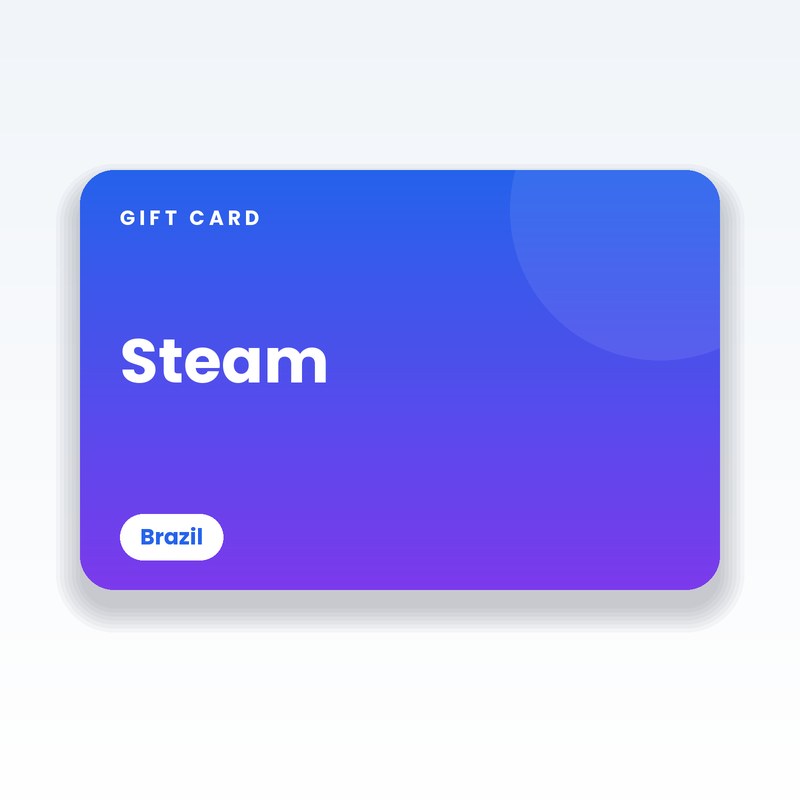 Steam Gift Card (Brazil) - digital gift card