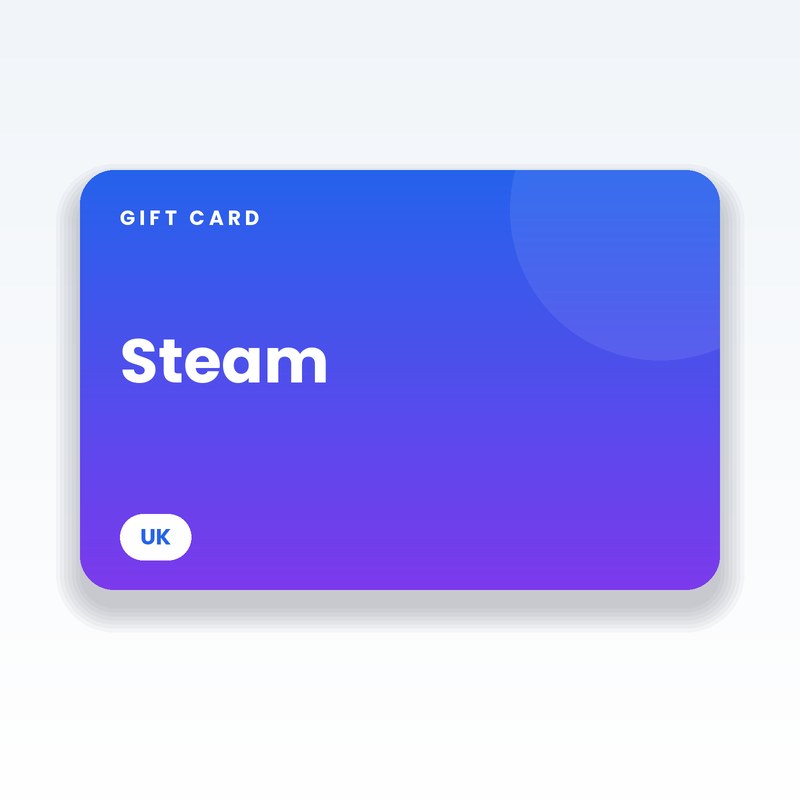 Steam Gift Card (UK) - digital gift card