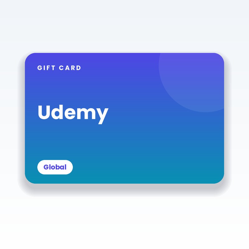 Udemy Gift Card (Global) - digital gift card