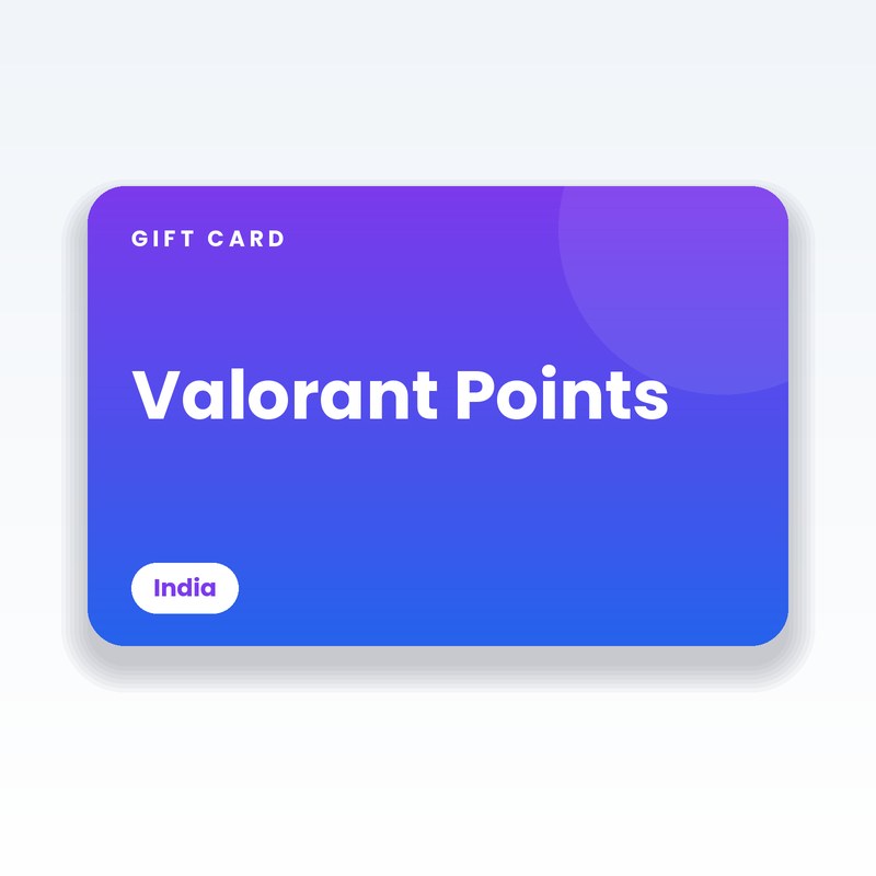 Valorant Points Gift Card (India) - digital gift card