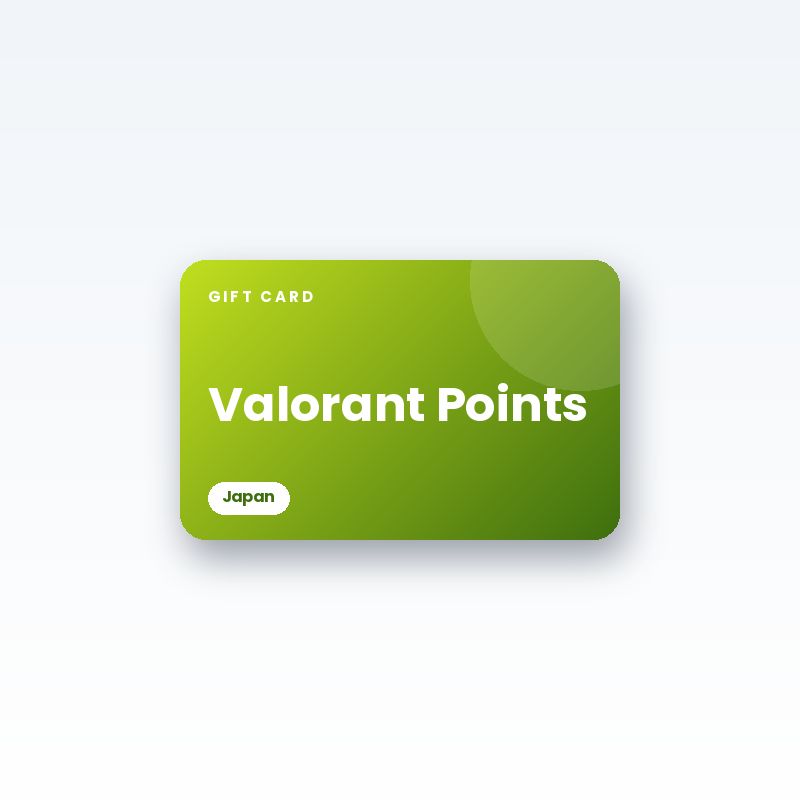 Valorant Points Gift Card (Japan) - digital gift card
