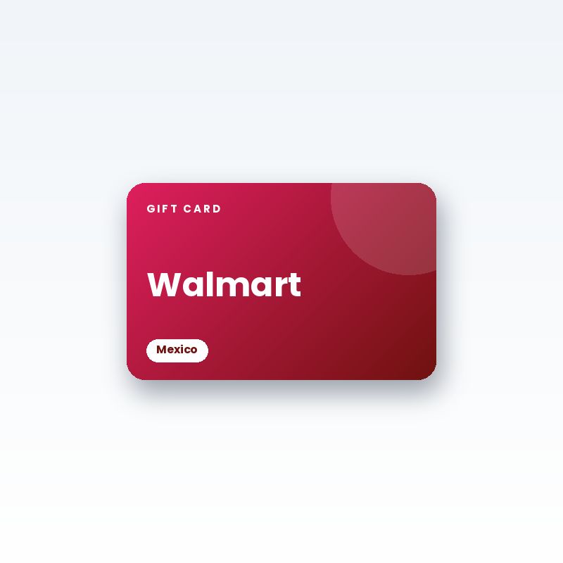 Walmart Gift Card (Mexico) - digital gift card