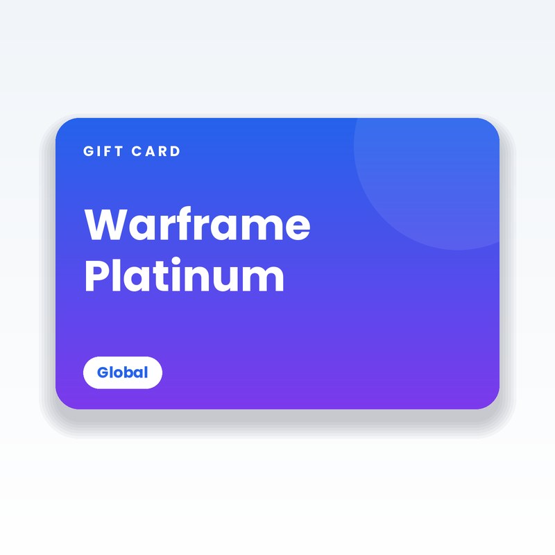 Warframe Platinum Gift Card (Global) - digital gift card