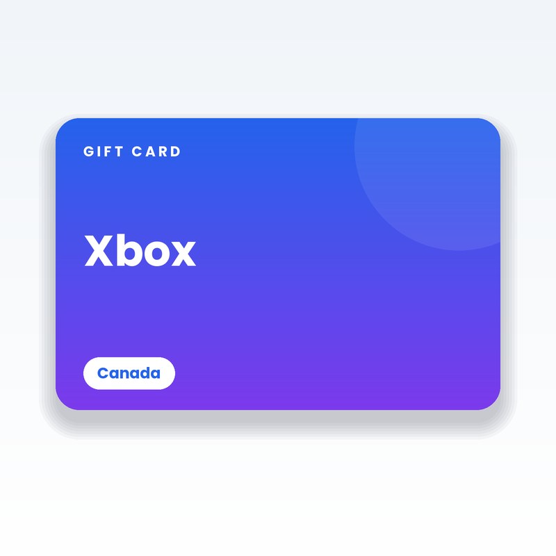 Xbox Gift Card (Canada) - digital gift card