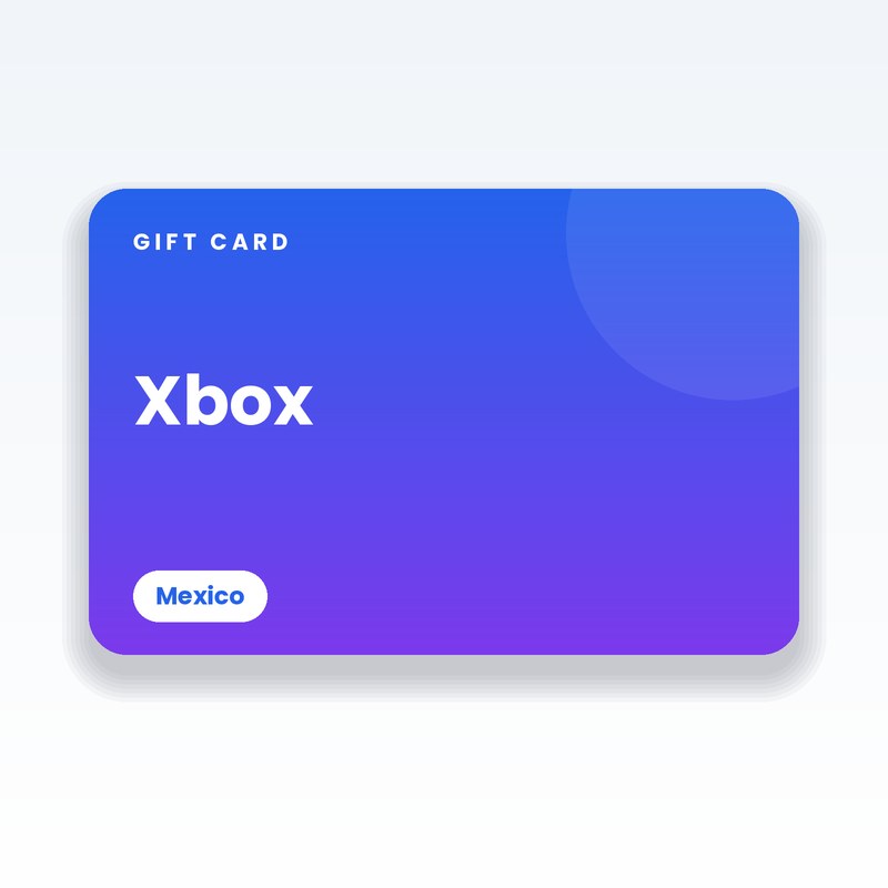 Xbox Gift Card (Mexico) - digital gift card