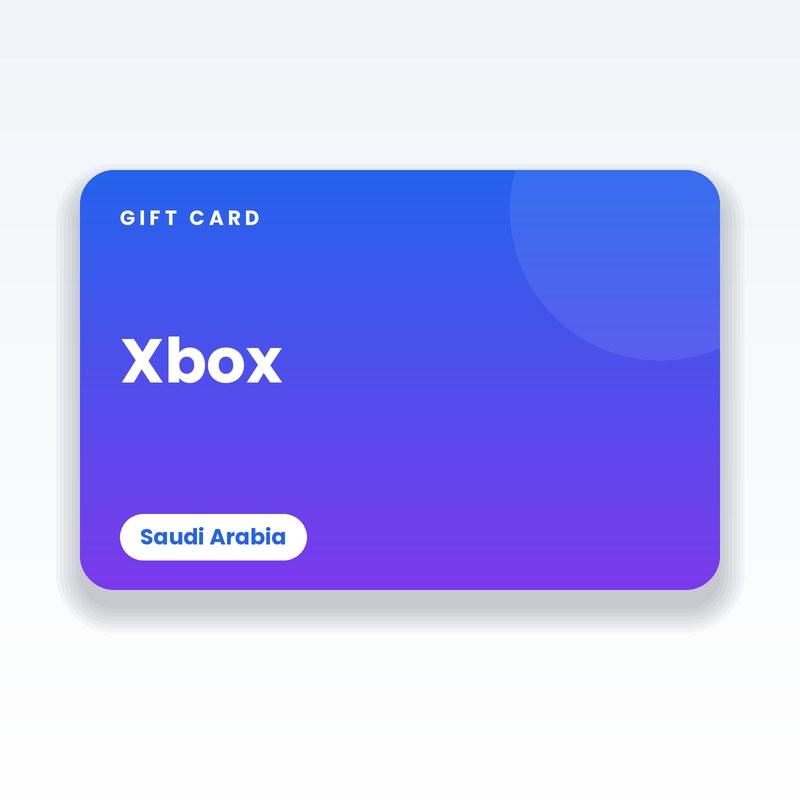 Xbox Gift Card (Saudi Arabia) - digital gift card