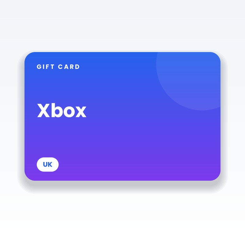 Xbox Gift Card (UK) - digital gift card